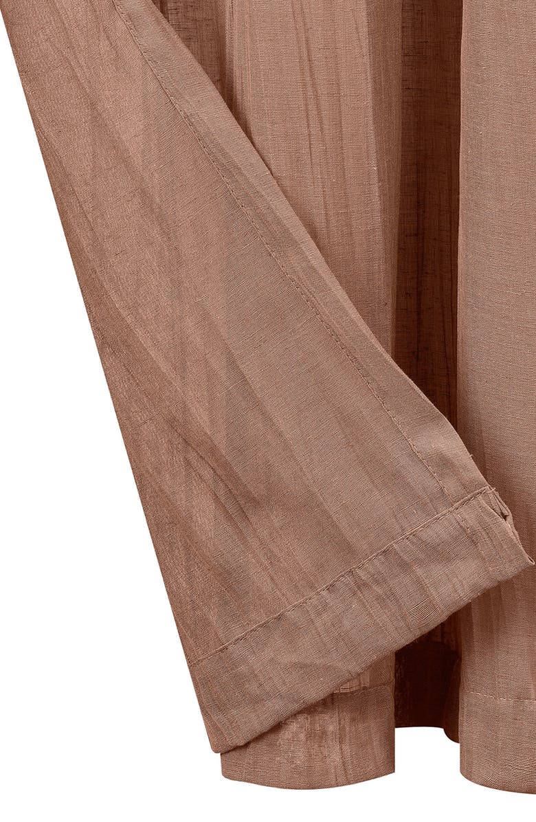 French Connection Charter Crushed Set of 2 Curtain Panels, Alternate, color, Dusty Pink