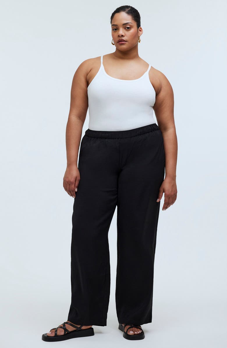 Madewell Softdrape Wide Leg Pants, Alternate, color,