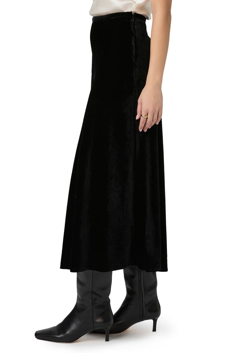 PAIGE Cicely Midi Skirt, Alternate, color, Black