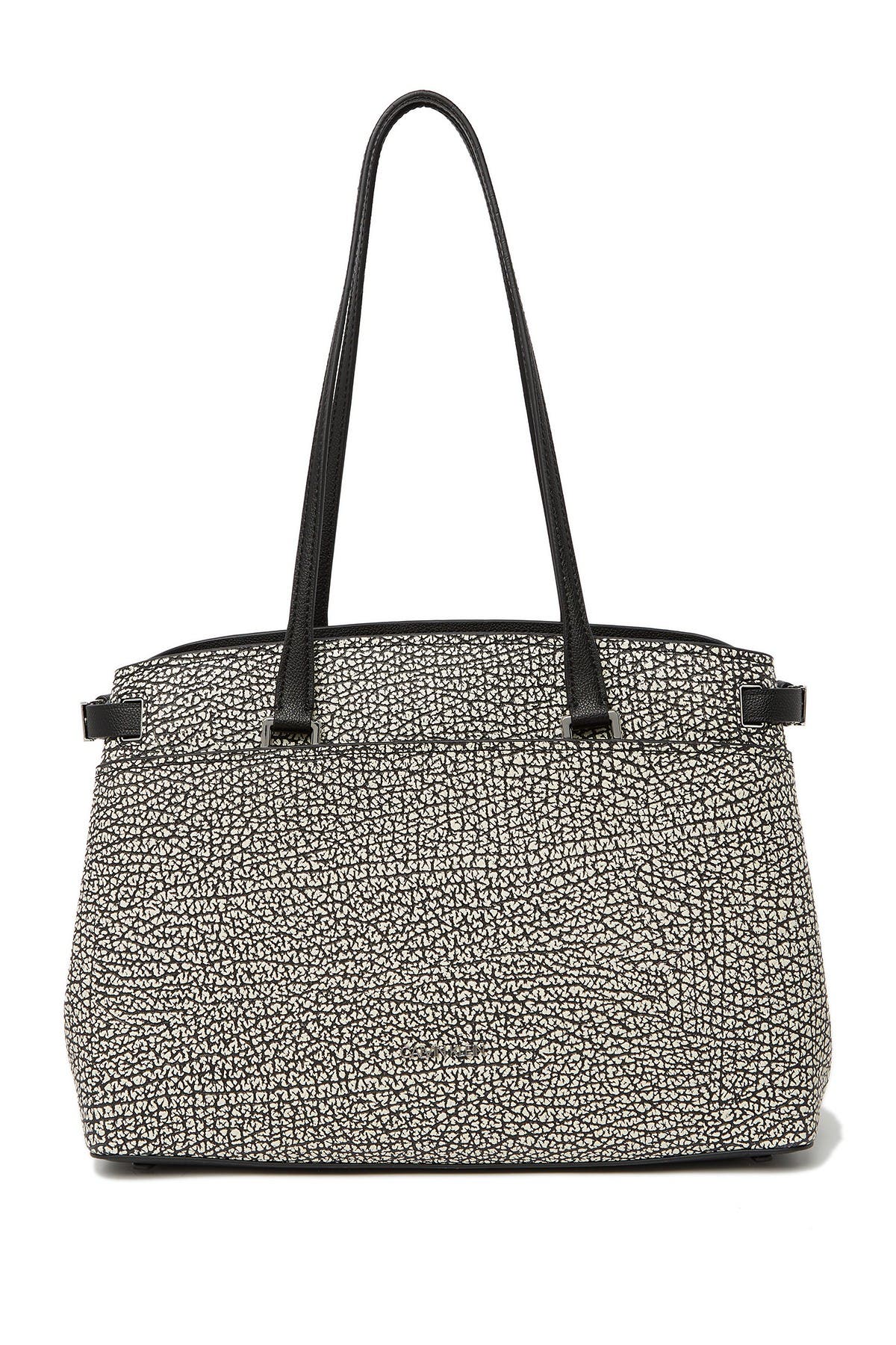 Calvin Klein Avery Micro Pebble Leather Tote, Main, color, 