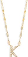 LANA 14K Gold Initial Pendant Necklace