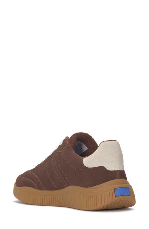 Keds Women's Contest Suede Lace Up Leather Sneakers In Brown