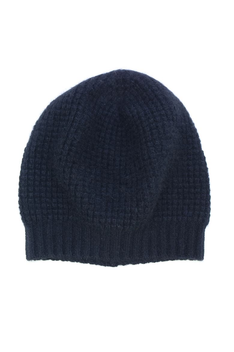 Cashmere stitched hat, Main, color, BLACK