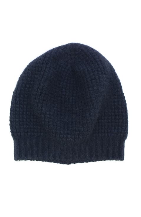 Cashmere stitched hat