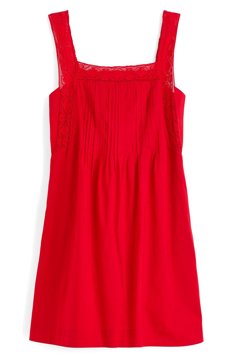 Madewell The Sophie Minidress, Alternate, color, Varsity Red