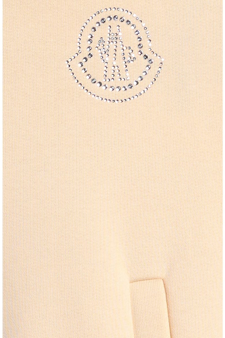 Kids' Logo Hooded Cotton Sweatshirt Dress, Alternate, color, IVORY