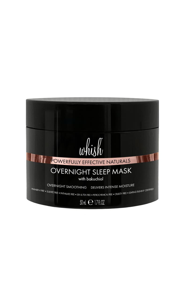 Whish Beauty Overnight Sleep Mask with Bakuchiol, Main, color, 