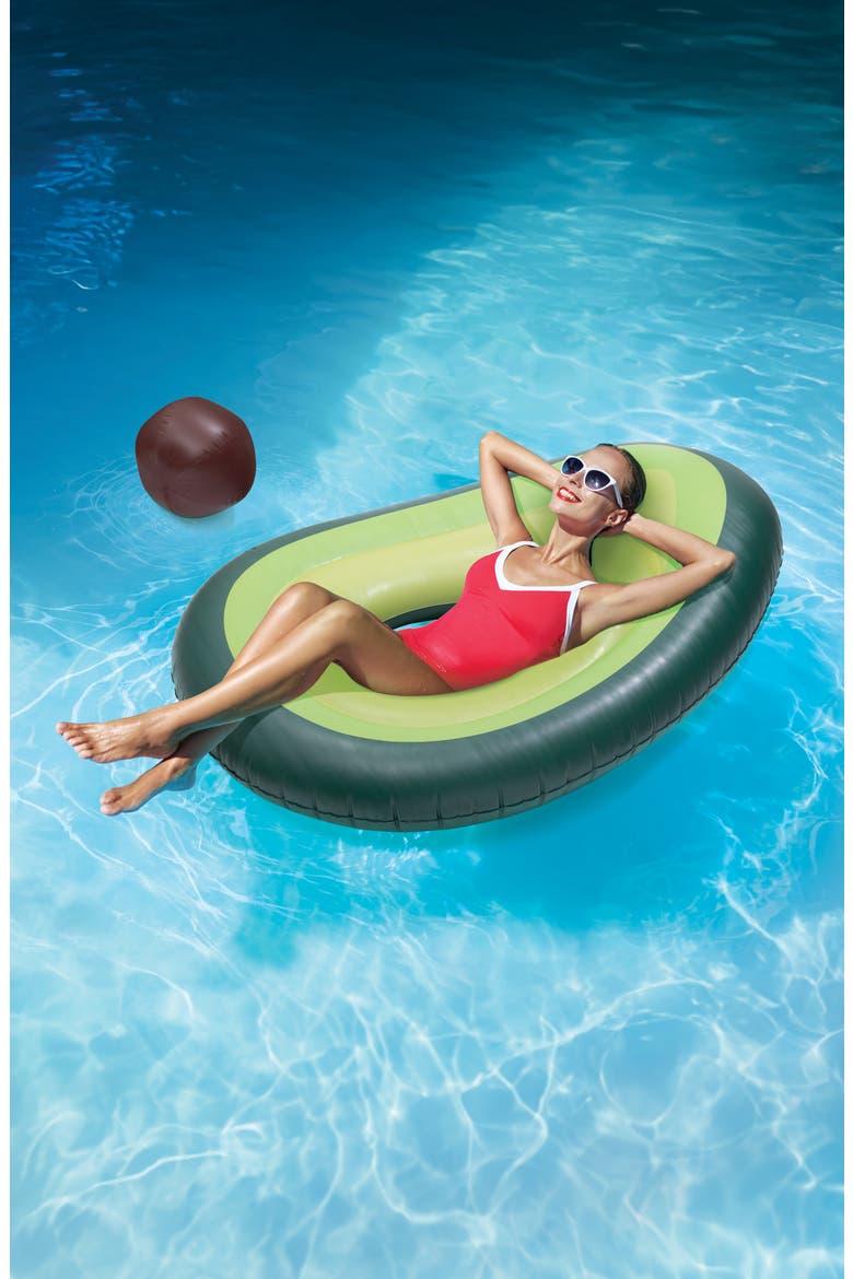 Avocado Pool Float, Alternate, color, GREEN