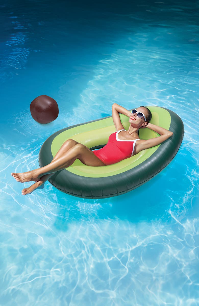 MERKURY INNOVATIONS Avocado Pool Float, Alternate, color, Green