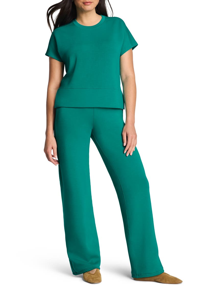 SPANX<sup>®</sup> Air Essentials Crewneck T-Shirt, Alternate, color, Jade