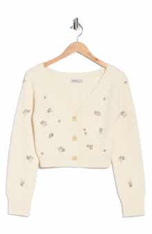 Novah Embellished Rib Cardigan