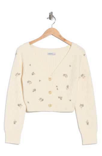 Novah Embellished Rib Cardigan