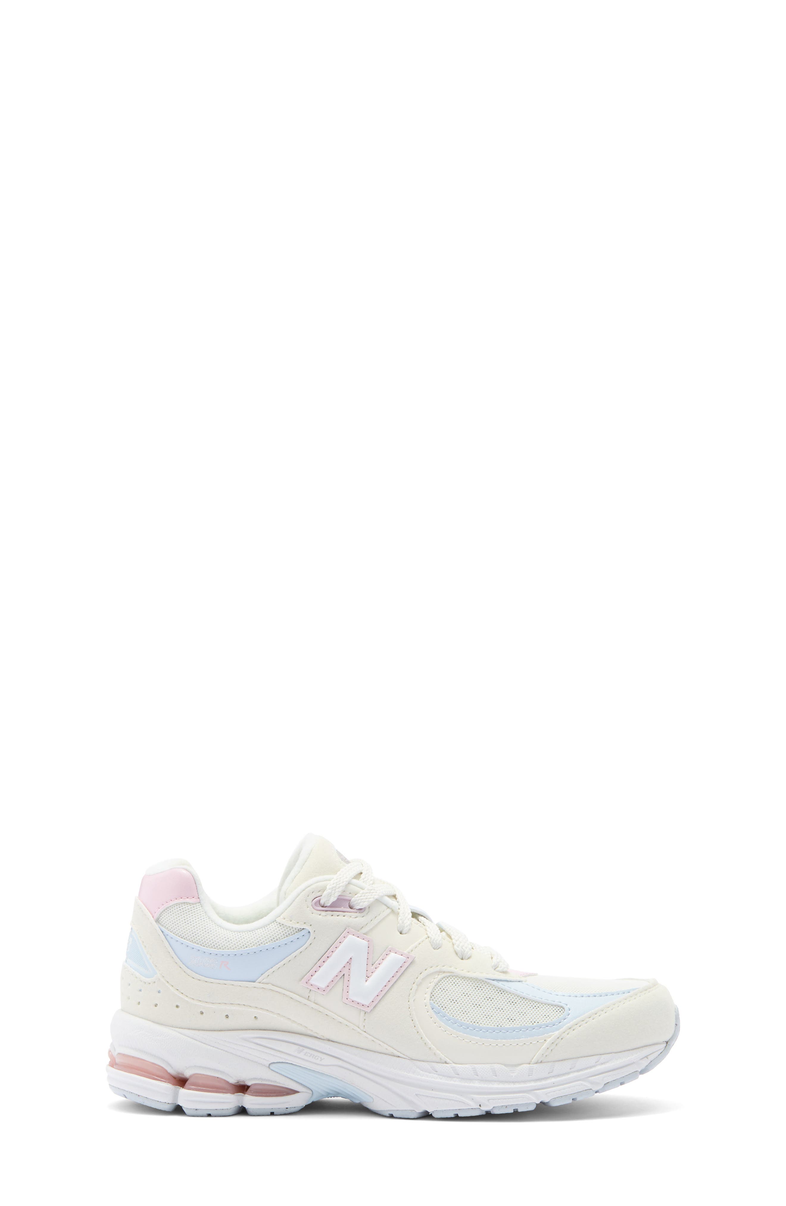 New Balance Kids' 2002R Sneaker, Alternate, color, Sea Salt/ Ice Blue