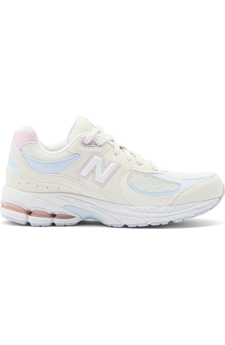 New Balance Kids' 2002R Sneaker, Alternate, color, Sea Salt/ Ice Blue
