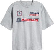 adidas Kids' Built For Speed Cotton Graphic T-Shirt