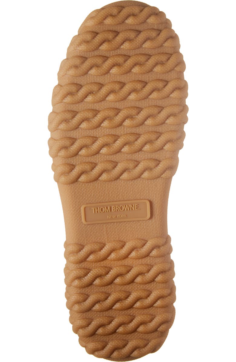 Thom Browne Letterman Sneaker, Alternate, color, Black/ White