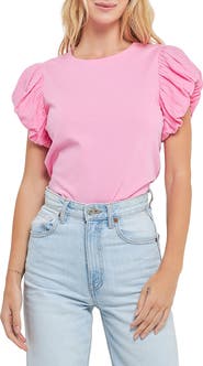 English Factory Puff Sleeve Shirt