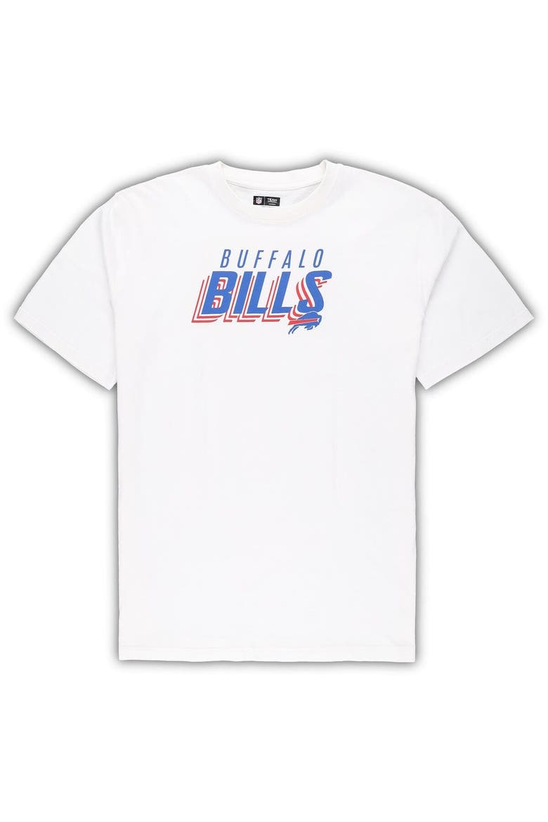 Men's Concepts Sport White/Charcoal Buffalo Bills Big & Tall T-Shirt and Shorts Set, Alternate, color, White