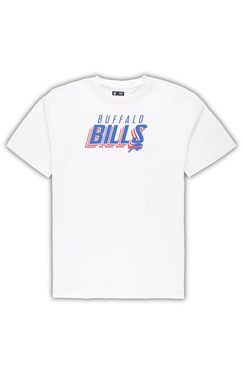 CONCEPTS SPORT Men's Concepts Sport White/Charcoal Buffalo Bills Big & Tall T-Shirt and Shorts Set, Alternate, color, White