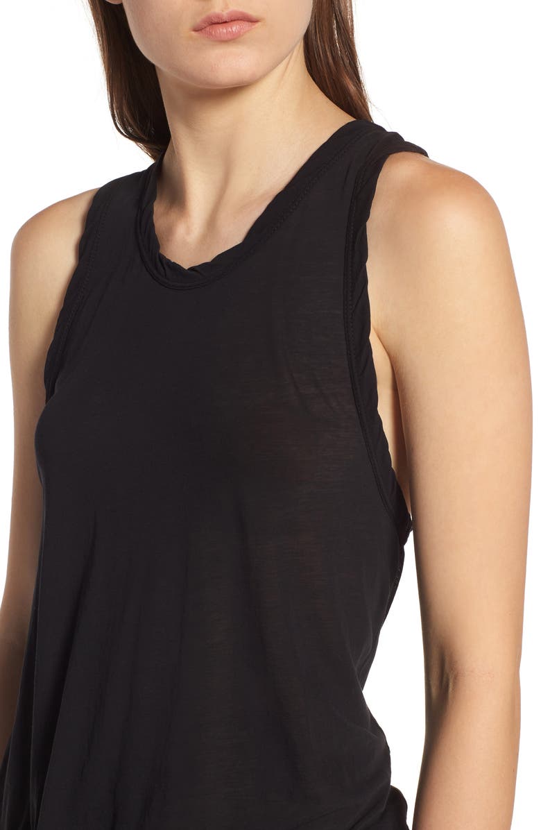 James Perse Racerback Blouson Dress, Alternate, color, 