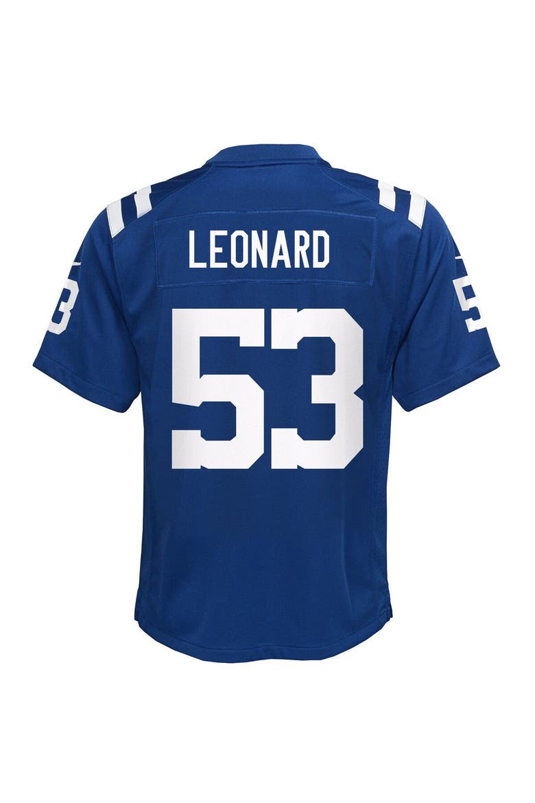 Youth Nike Shaquille Leonard Royal Indianapolis Colts Game Jersey, Alternate, color, Royal