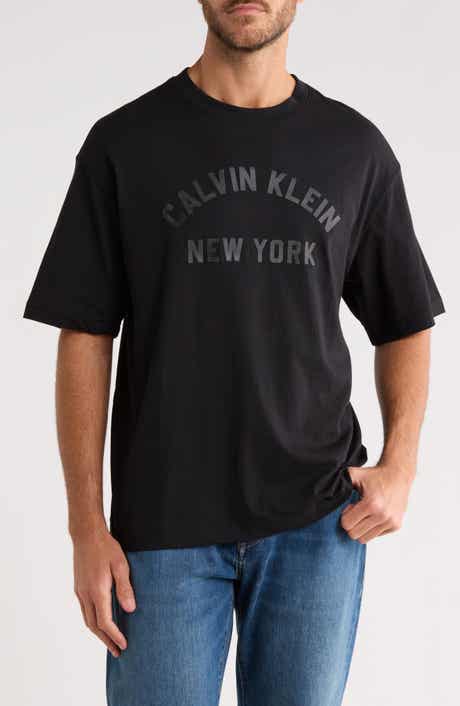 Calvin Klein Relaxed Arch Logo Cotton T-Shirt