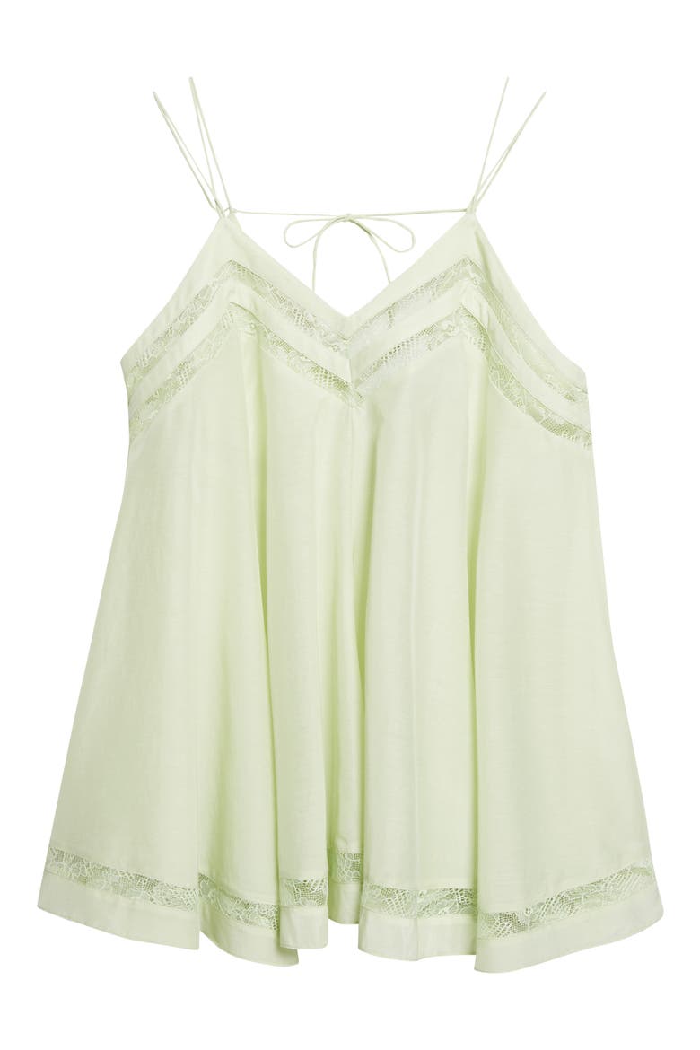 Voile Flounce Top, Alternate, color, SAGE