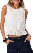 O'Neill Lanisa Eyelet Peplum Tank