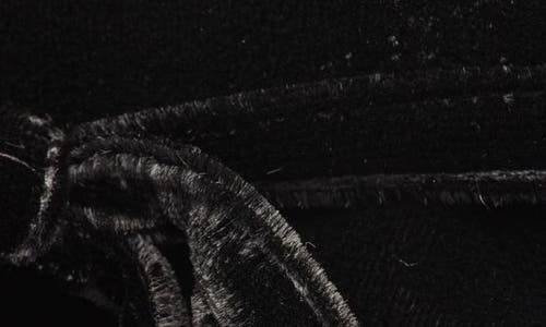 Eileen Fisher Obi Bow Velvet Belt In Black