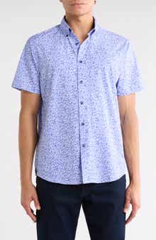 Brooklyn Brigade Mini Splatter Woven Short Sleeve Shirt