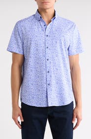 Brooklyn Brigade Mini Splatter Woven Short Sleeve Shirt