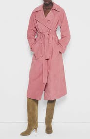 AS by DF Candy Supersuede Trench Coat