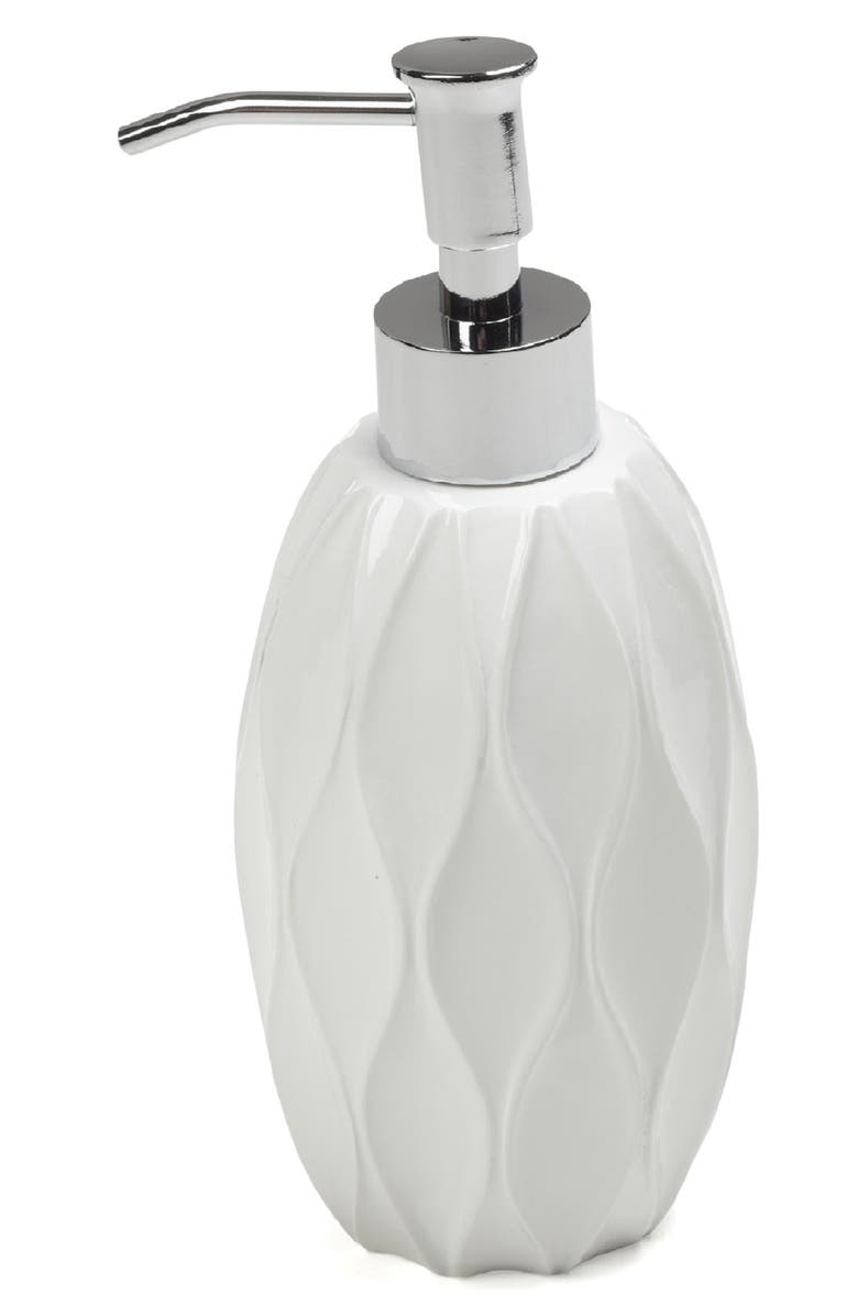 ROSELLI TRADING COMPANY Wave Lotion Pump, Main, color, White Resin