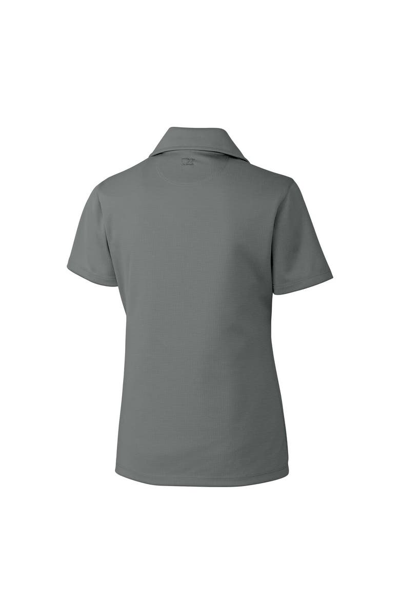 Cutter & Buck Women's Cutter & Buck  Gray Albuquerque Isotopes CB DryTec Genre Textured Solid Polo, Alternate, color, 