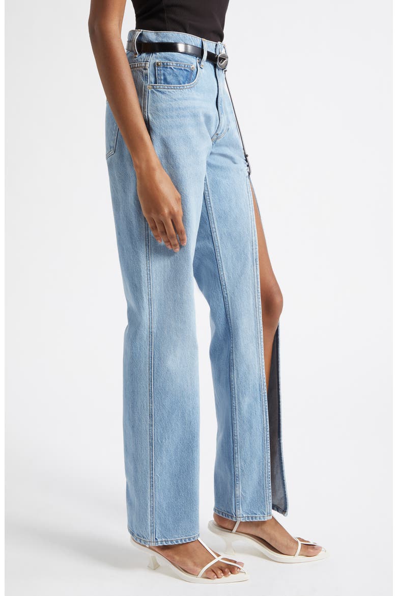 Denim Suspended Pants, Alternate, color, BLUE LIGHT