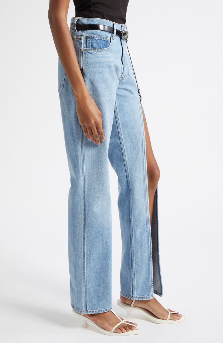 Coperni Denim Suspended Pants, Alternate, color, Blue Light