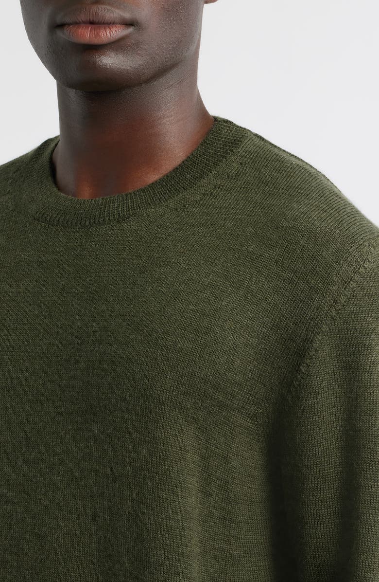 ALEX CRANE Campo Merino Wool Crewneck Sweater, Alternate, color, Pine