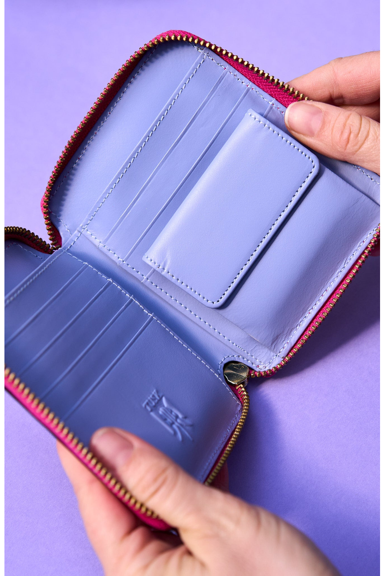 Joy Zip Around Wallet, Alternate, color, Geranium
