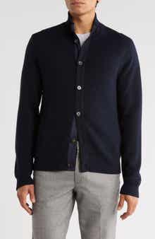 Bruno Magli Merino Wool Button Jacket
