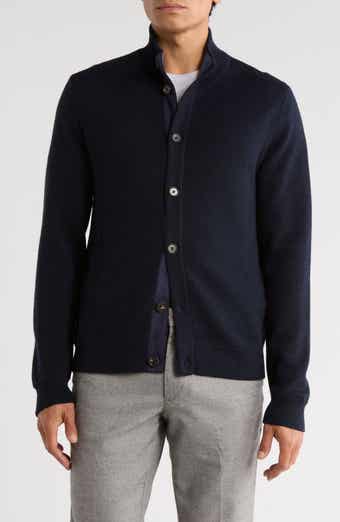 Bruno Magli Merino Wool Button Jacket