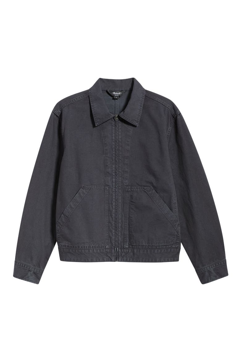 Saitex Canvas Work Jacket, Alternate, color, NAVY