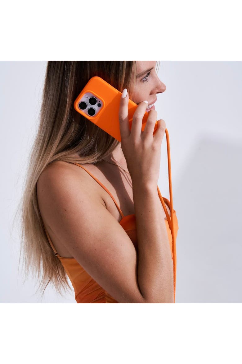 Silicone Phone Case - iPhone 17 Air/Pro/Max, Alternate, color, Orange - iPhone 17