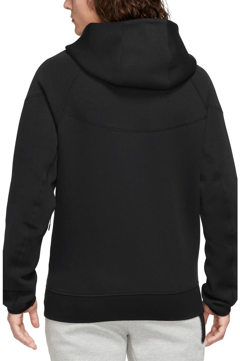 Tech Fleece Windrunner Zip Hoodie, Alternate, color, 010 BLACK/BLACK