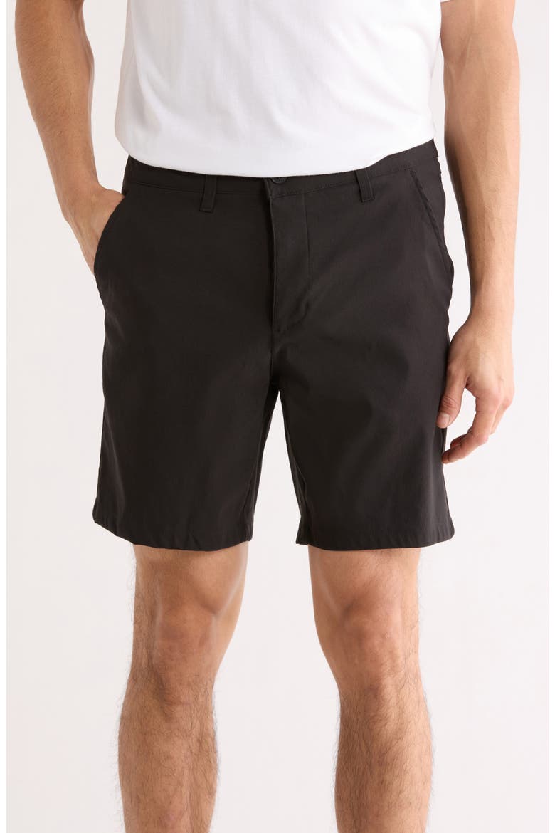 Tech Chino Shorts, Main, color, BLACK