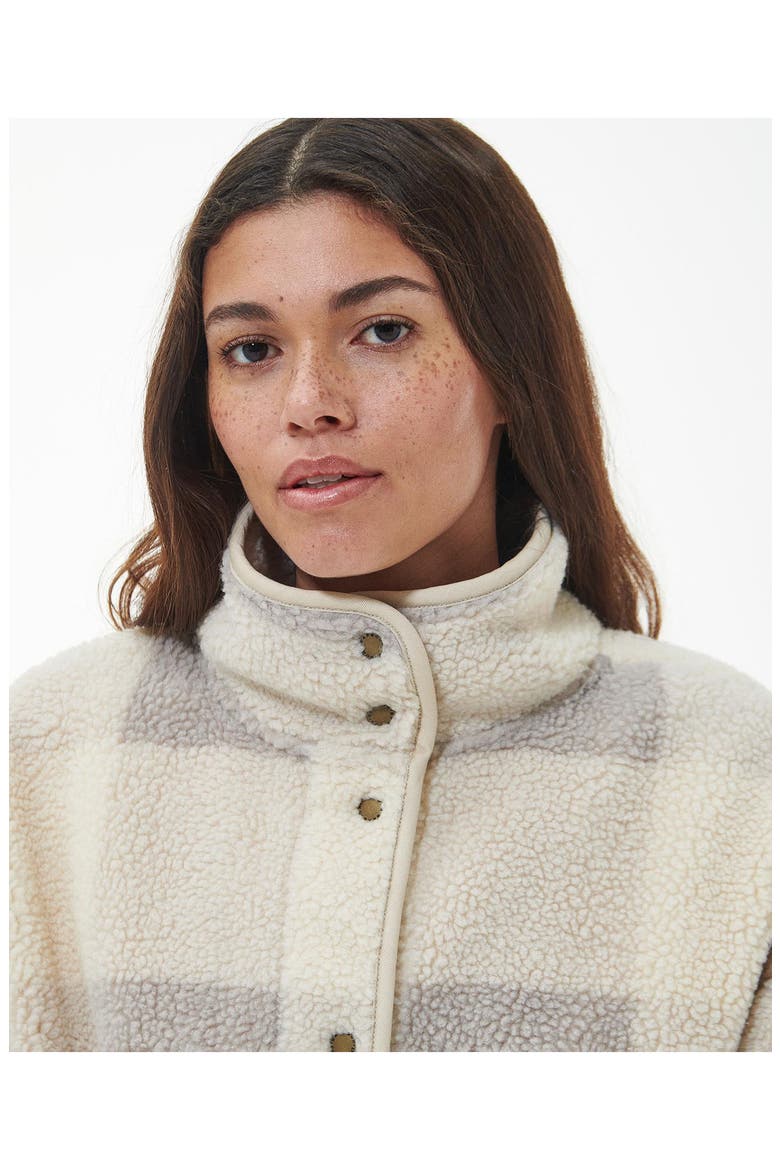 Lichen Overlayer Polar Fleece Recycled Polyester Jacket, Alternate, color, BEIGE MULTI