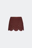 SIMONMILLER Crochet Beep Beep Mini Skirt