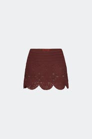 SIMONMILLER Crochet Beep Beep Mini Skirt