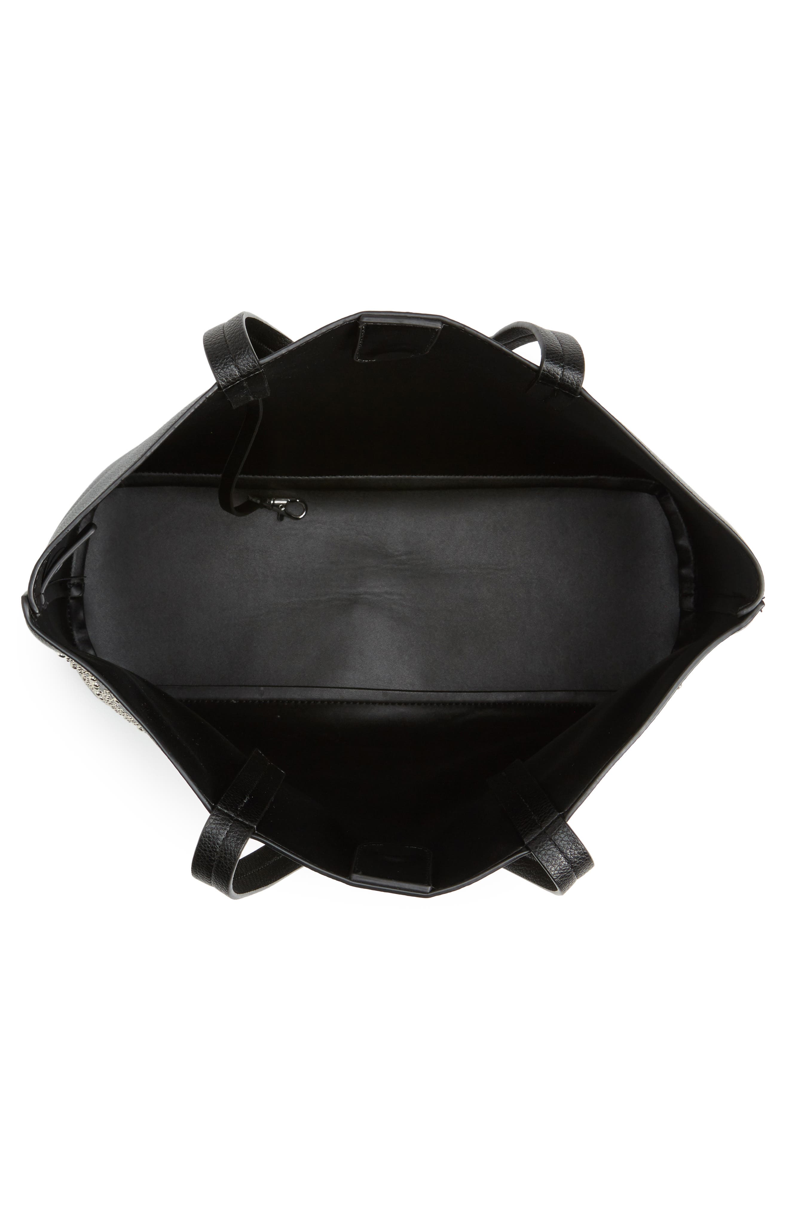 Chelsea28 Starburst Faux Leather Tote & Zip Pouch, Alternate, color, 