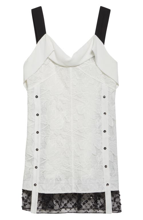 3.1 Phillip Lim Sleeveless Corded Lace Minidress