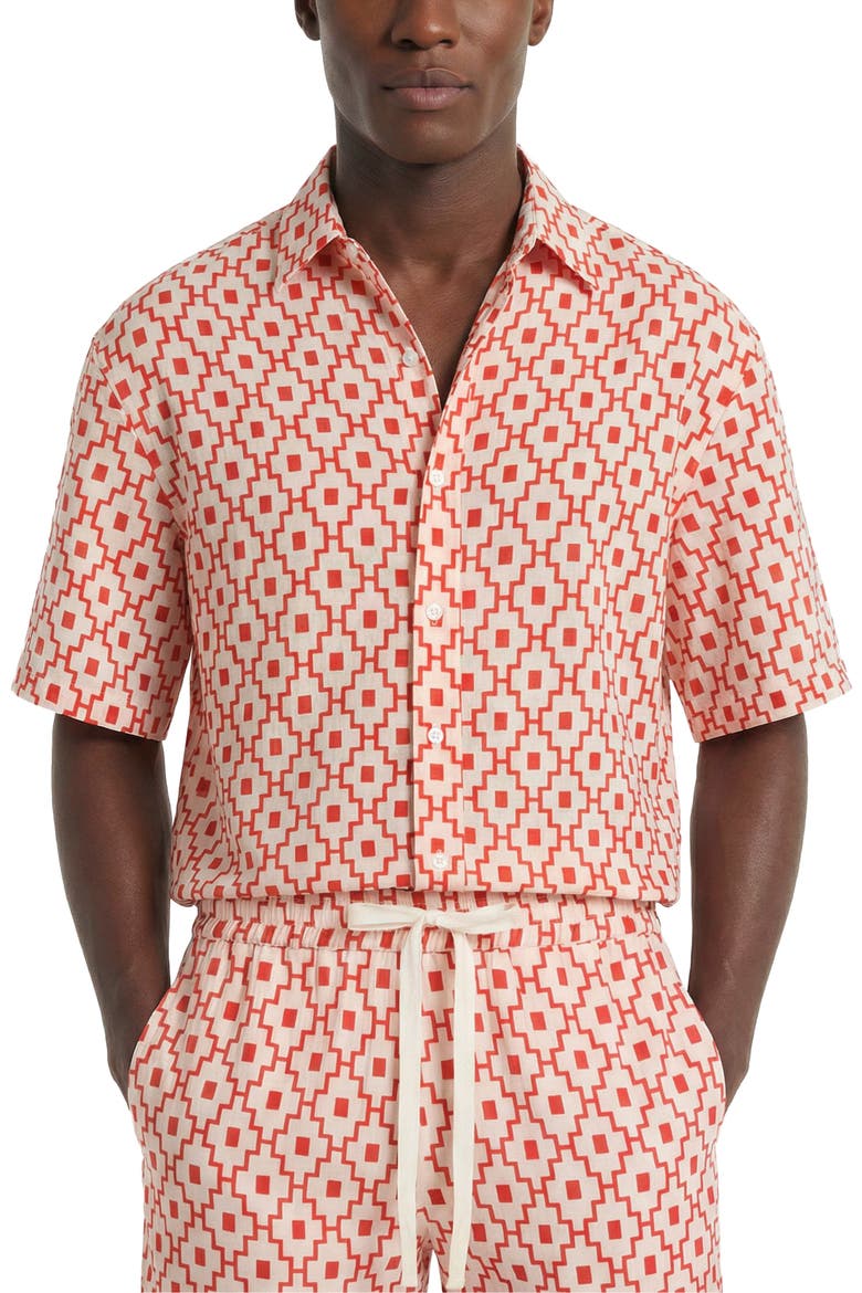 Nestor Top, Alternate, color, Red